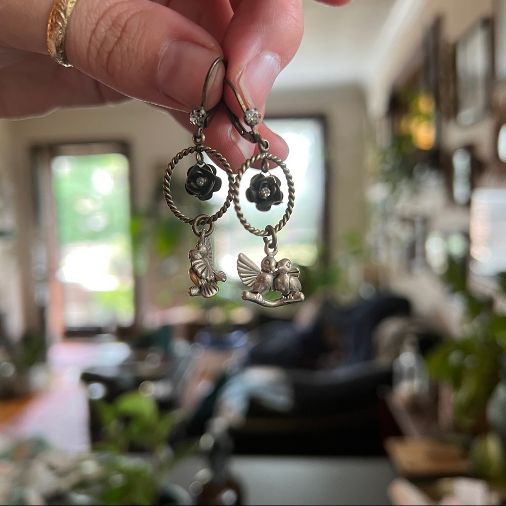 Betsey Johnson Bird Earrings